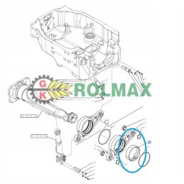 New Holland korpuso ašies pakabos įvorė 82020450