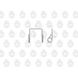 Sankabos spyruoklių komplektas c330 c360 originalus ursus