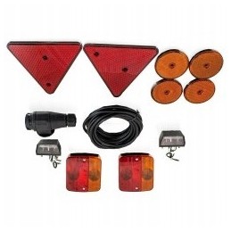 Lempos komplektas puspriekabėms su E11 atšvaito jungtimi