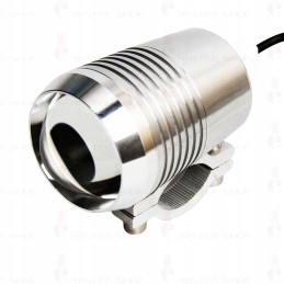 Halogeninės lempos atšvaitas, chromuotas jungiklis