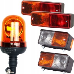 Ferguson priekinių ir galinių žibintų komplektas su gaidžiu