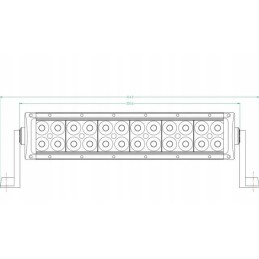 LED lanko lempa 72w 6120lm 12 24v la10308