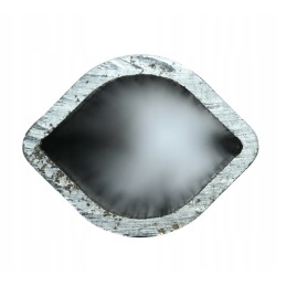 Išorinis citrininis vamzdis 30x39 3mm ilgis 124 4 cm