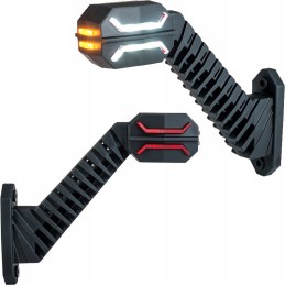 Dešinysis gabaritinis žibintas, trijų funkcijų LED priekaba