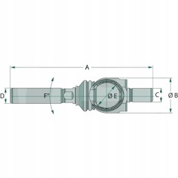 Stabilizatoriaus jungtis Zetor Frottera Proxima 930819