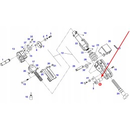 G728870030021 galinės pakabos kaištis