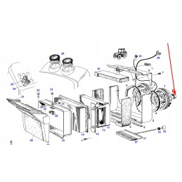 199810130010 tiekimo ventiliatoriaus dangtelis