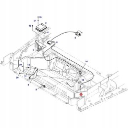 Fendt 400 700 800 oro kondicionavimo temperatūros jutiklis