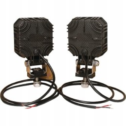 Kvadratinė LED darbo lempa 9w 1000lm mėlyna