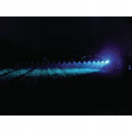 Kvadratinė LED darbo lempa 9w 1000lm mėlyna