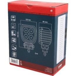 Kvadratinė LED darbo lempa 48w 4050 lm 10 30v sw