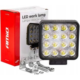 Halogeninė darbo lempa 16xled 48w 9 60v 4000lm IP67