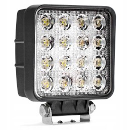 Halogeninė darbo lempa 16xled 48w 9 60v 4000lm IP67