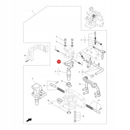 Automatinė prikabinimo plokštelė mf 3907878m1 originali