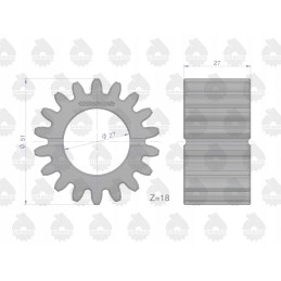 Reduktoriaus mechanizmo palydovas nuo 18 mf3 originalus