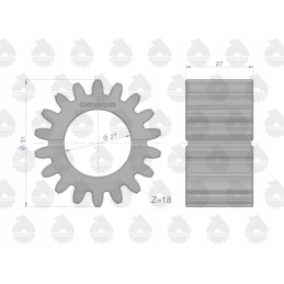 Reduktoriaus mechanizmo palydovas nuo 18 mf3 originalus