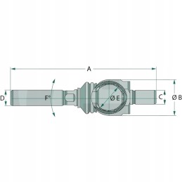 Fendt jungties stabilizatorius m26x1 5 m24x1 5mm g716