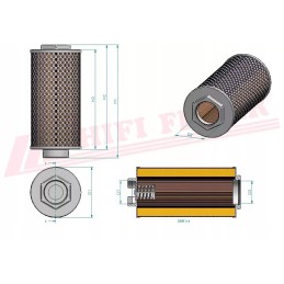 Hidraulinės alyvos filtras hifi filtras sh 60014