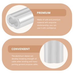 8 formų aliuminio gofruoto kabelio mova, 100 vnt