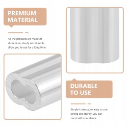 8 formų aliuminio gofruoto kabelio mova, 100 vnt