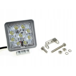 LED halogeninė darbo lempa 27w Cree 30 square