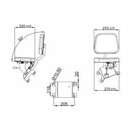 Kubota keleivio sėdynė m9540 m8540 m7040 serija