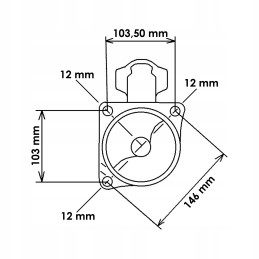Starteris New Holland 5801441814 12v 3 0kw krovinys