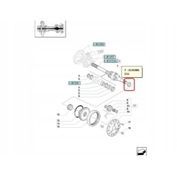 Polosi New Holland hermetikas 5135386 Carteco