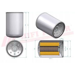 Hidraulinės alyvos filtras hifi filtras sh 60010