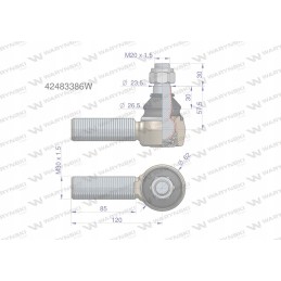 Vairo jungtis jcb 42483386