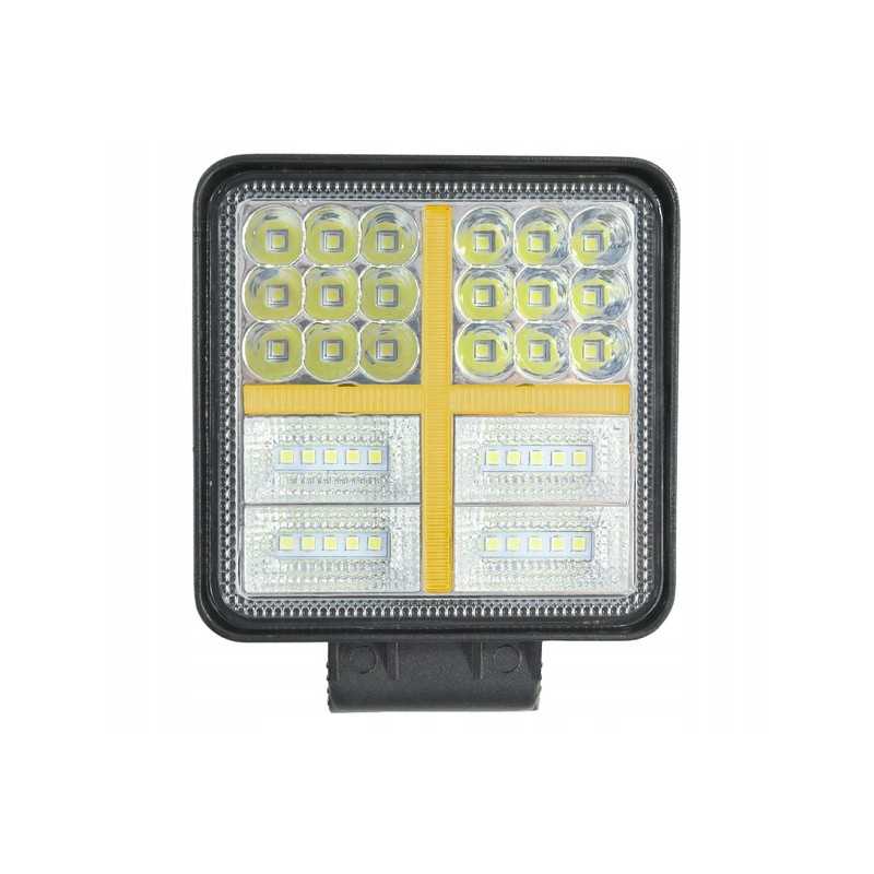 Kvadratinė LED darbo lempa 38LED 6000K spalvos