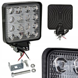 Halogeninė LED darbo lempa 48w 16 led 12v 24v