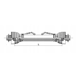 Galios perdavimo velenas c330 c360 560mm 780nm kramp