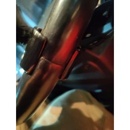 Universali juoda vairo rankenėlė su rutuliniais guoliais