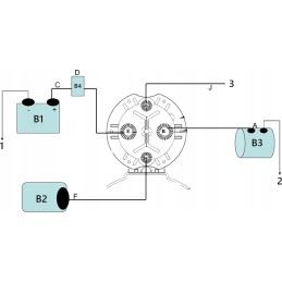 Hidraulinis maitinimo starteris 12v 200a