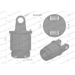 Veleno reketinės movos serija 6r 1000 nm 1 3 8 z