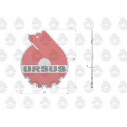Emblemos lipdukas 3D W3 originalus Ursus