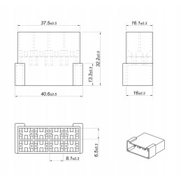 Parduodamas OWD MC 6 3 V2 8P jungties korpusas