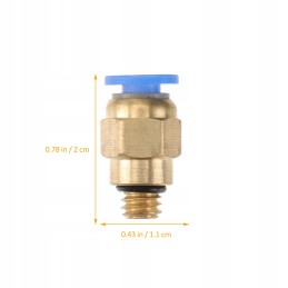 5 vnt pc4 pneumatinė tiesi jungtis 4 mm išoriniam skersmeniui