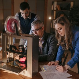 Pneumatinė tiesi jungtis 3D spausdintuvui