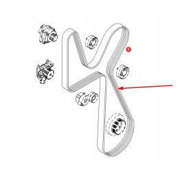 F934201040010 serpantininis diržas 10 pk x 2215