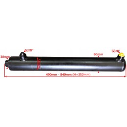 Hidraulinis cilindras smtg 50x30 eiga 350 2 pusės