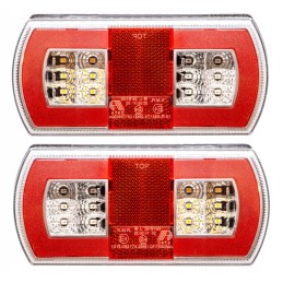 LED priekabos kombinuotas galinis žibintas, pora