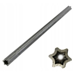 Žvaigždė vamzdis 37 1x47 4xmm storis 5 mm ilgis 10