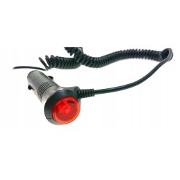 Oranžinė blykstės lemputė gaidys 12v 24v led mag