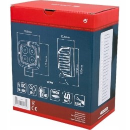 Halogeninė kvadratinė darbo lempa LED 40w 4000lm