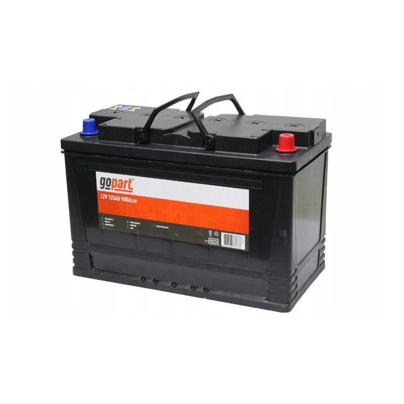 Baterija 12v 125ah 900a gopart dešinė
