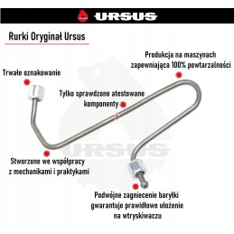 Originalių ursus c360 įpurškimo linijų rinkinys