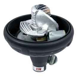 Blykstės lemputė 21w 12 24v, sumontuota ant ell laikiklio