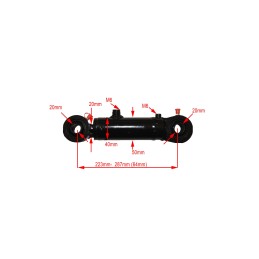 Hidraulinio cilindro stūmoklio cilindro eiga 64 1 psl